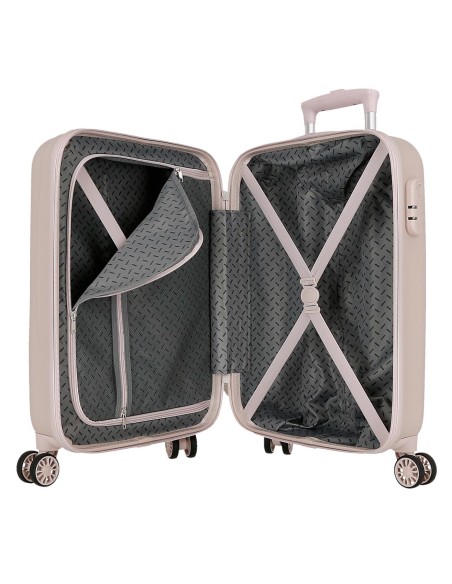 3111141 TROLLEY ABS 55CM.4R. STITCH CUDDLE ME HAPPY BEIGE 3111141 TROLLEY ABS 55CM.4R. STITCH CUDDLE ME HAPPY BEIGE