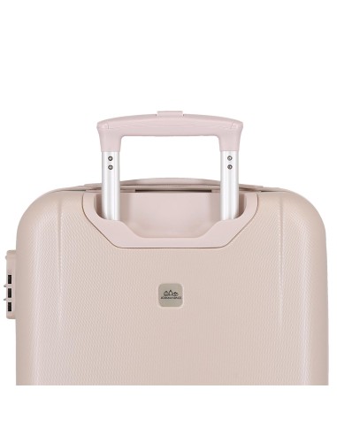 3111141 TROLLEY ABS 55CM.4R. STITCH CUDDLE ME HAPPY BEIGE