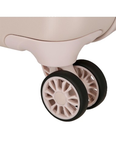 3111141 TROLLEY ABS 55CM.4R. STITCH CUDDLE ME HAPPY BEIGE