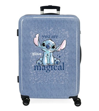 3851222 TROLLEY ABS 65CM.4R.STITCH YOU ARE MAGICAL