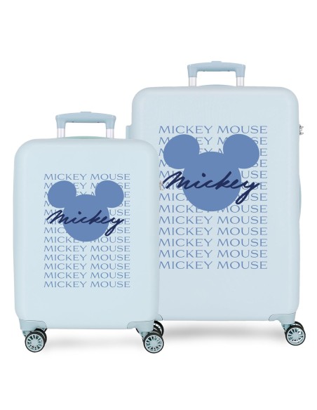4011441 SET 2/TROLLEY ABS 55-65CM.4R.HAVE A GOOD TIME MICKEY
