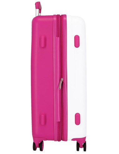 4571263 TROLLEY ABS 65CM.4R.MINNIE HAPPY HELPERS BLANCO