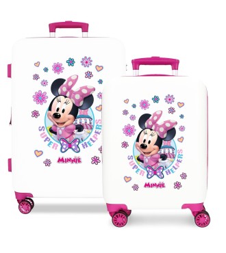 4571463 SET 2/TROLLEY ABS 55-65CM.4R.MINNIE HAPPY HELPERS
