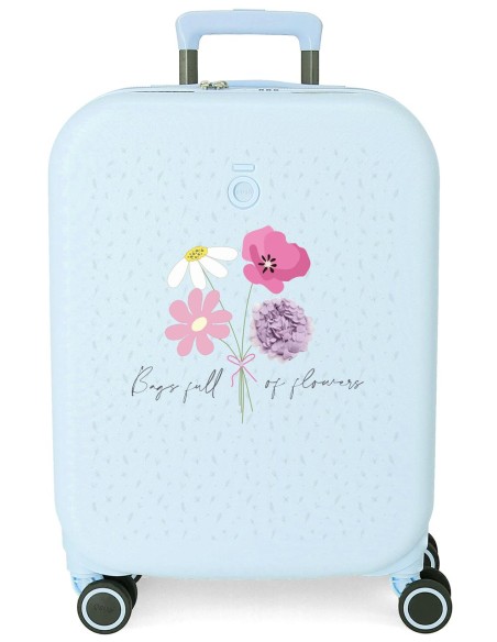 9779121 TROLLEY ABS 55CM.4R.ENSO FULL OF FLOWERS TURQUESA 9779121 TROLLEY ABS 55CM.4R.ENSO FULL OF FLOWERS TURQUESA