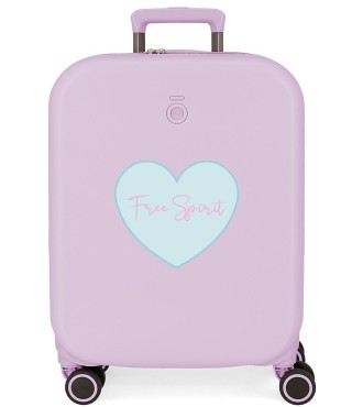 9839121 TROLLEY ABS 55CM.4R.ENSO FREE SPIRIT LILA