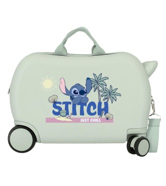 3151041 MALETA INF.ABS 4R.(2 MULTI.) 45CM. STITCH JUST CHILL