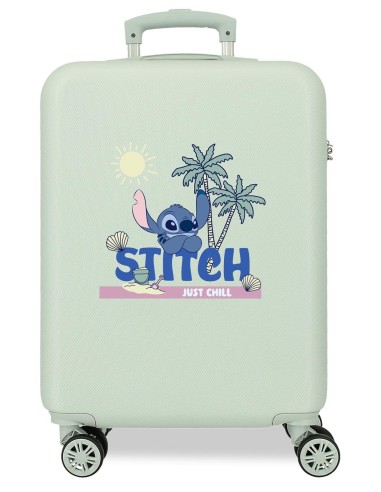 3151141 TROLLEY ABS 55CM.4R. STITCH JUST CHILL MENTA