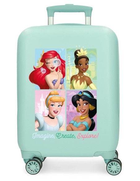 2061344 TROLLEY ABS 50 CM.4R IMAGINE, CREATE, EXPLORE TURQUE