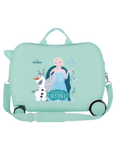 4019825 MALETA INF.ABS 4R. FROZEN FIND YOUR DESTINY TURQUESA
