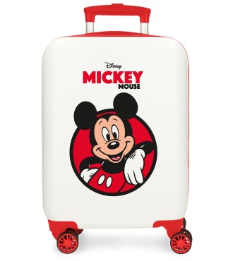 4771347 TROLLEY ABS 50 CM. 4R. MICKEY RED BLANCO/ROJO