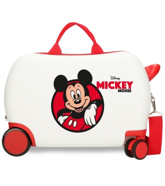 4771047 MALETA INF.ABS 4R.(2 MULTI.) 45CM. MICKEY RED BLANCO