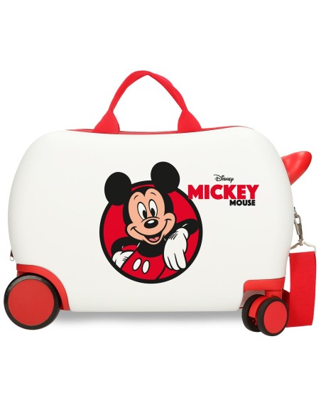 4771047 MALETA INF.ABS 4R.(2 MULTI.) 45CM. MICKEY RED BLANCO