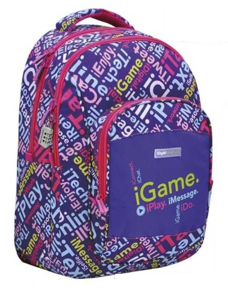 Mochila Doble Cuerpo Istyle multicolor Mochila Doble Cuerpo Istyle multicolor