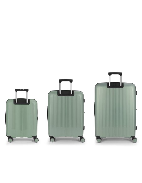 Set 3 Maletas C22-M-L Gabol Brooklyn Verde Juego de Malet...