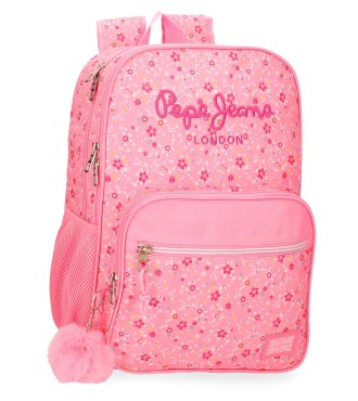 67122D3 MOCHILA ADAP. 40CM. 2C. PJL ALENKA ROSA