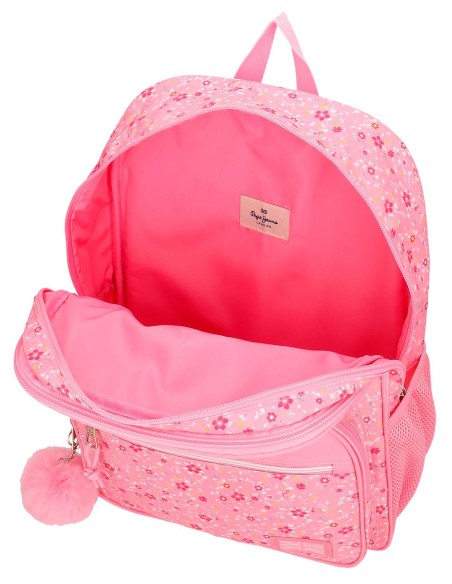 67122D3 MOCHILA ADAP. 40CM. 2C. PJL ALENKA ROSA