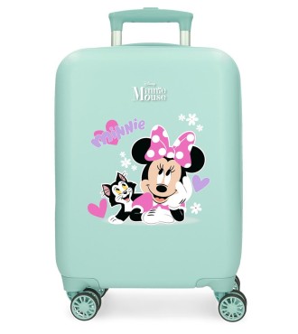 4291341 TROLLEY ABS 50 CM.4R MINNIE & FIGARO TURQUESA