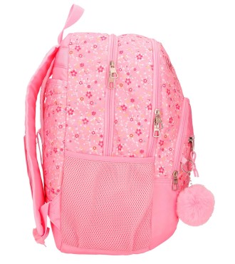 6712523 MOCHILA 44CM. 2C.PJL ALENKA ROSA 2