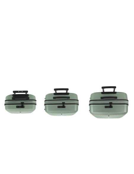 Set 3 Maletas C22-M-L Gabol Brooklyn Verde Juego de Malet...