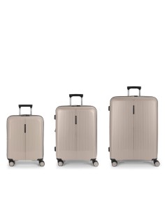Set 3 Maletas C22-M-L Gabol Brooklyn Beige Juego de Malet...