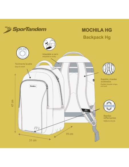 Mochila HG Tandem Reflect Mochilas Escolares | Fraber