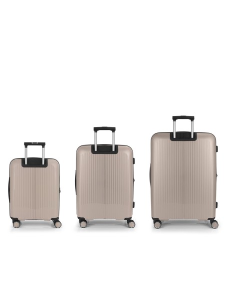 Set 3 Maletas C22-M-L Gabol Brooklyn Beige Juego de Malet...