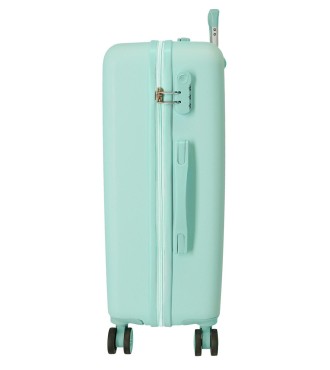 3161241 TROLLEY ABS 65CM.C/EXP. 4R. LOVELY STITCH TURQUESA 2