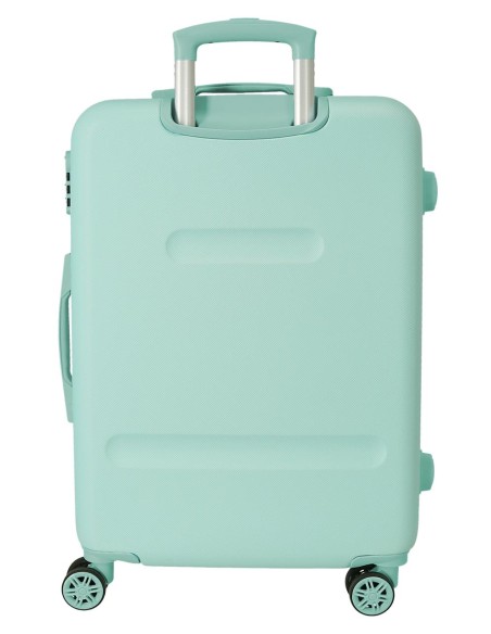 3161241 TROLLEY ABS 65CM.C/EXP. 4R. LOVELY STITCH TURQUESA