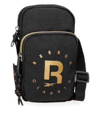 8325041 PORTAMOVIL BANDOLERA REEBOK GOLD NEGRO