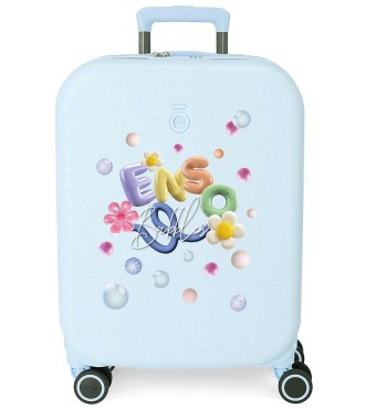 9789121 TROLLEY ABS 55CM.4R.ENSO BUBBLES TURQUESA
