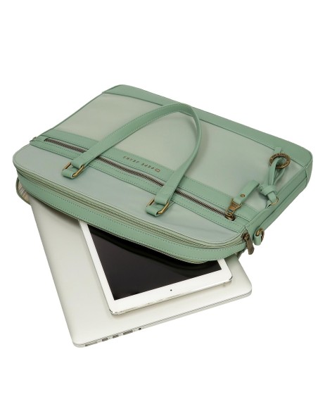 7926034 PORTAORDENADOR ADAP. 2C. C/BANDOLERA PJL MORGAN VERD 7926034 PORTAORDENADOR ADAP. 2C. C/BANDOLERA PJL MORGAN VERD