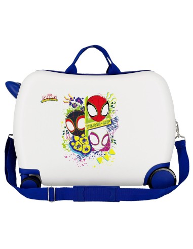 2129842 MALETA INF.ABS 4R. (2.MULTI) SPIDEY TOGETHER BLANCO