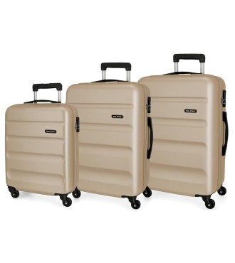 5849469 SET/3 TROLLEY ABS 55-65-75CM.4R. ROLL ROAD FLEX CHAM
