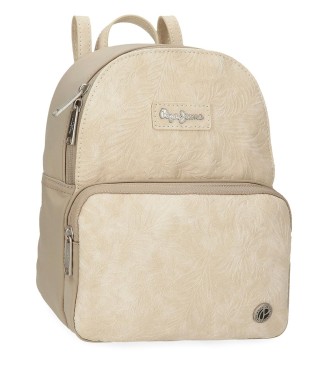 7142041 MOCHILA 25CM PJL JANA BEIGE
