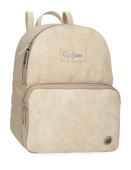 7142041 MOCHILA 25CM PJL JANA BEIGE 7142041 MOCHILA 25CM PJL JANA BEIGE