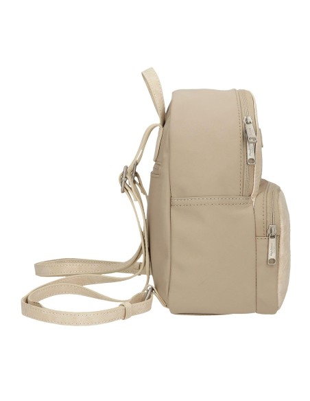 7142041 MOCHILA 25CM PJL JANA BEIGE 7142041 MOCHILA 25CM PJL JANA BEIGE