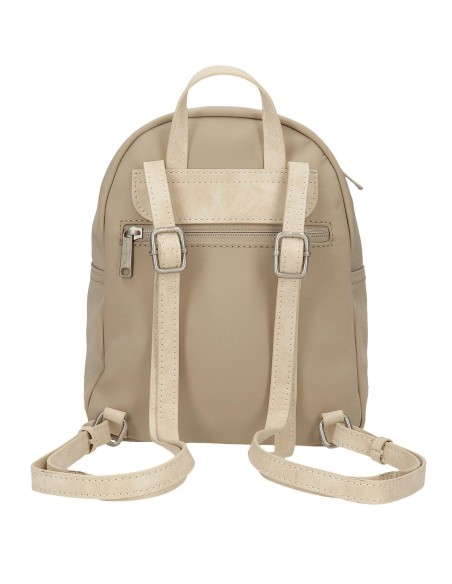 7142041 MOCHILA 25CM PJL JANA BEIGE 7142041 MOCHILA 25CM PJL JANA BEIGE
