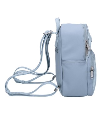 7142042 MOCHILA 25CM PJL JANA AZUL CLARO 2
