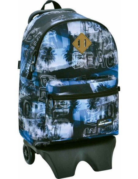 Mochila carro Santa Monica Aloha azul Mochila carro Santa Monica Aloha azul