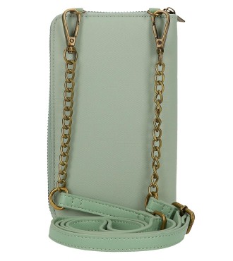 7925334 BANDOLERA PORTAMOVIL Y TARJETAS PJL MORGAN VERDE 2