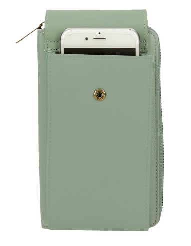 7925334 BANDOLERA PORTAMOVIL Y TARJETAS PJL MORGAN VERDE