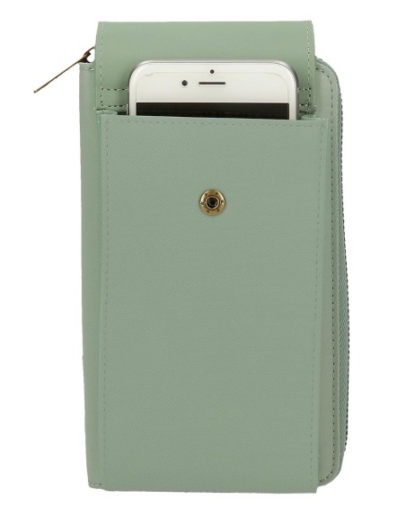 7925334 BANDOLERA PORTAMOVIL Y TARJETAS PJL MORGAN VERDE 7925334 BANDOLERA PORTAMOVIL Y TARJETAS PJL MORGAN VERDE