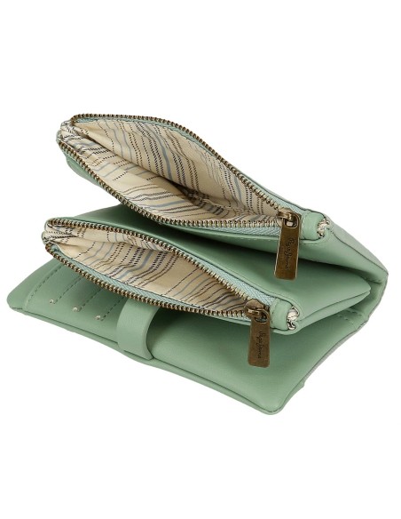7928334 BILLETERO-MONEDERO PJL MORGAN VERDE 7928334 BILLETERO-MONEDERO PJL MORGAN VERDE
