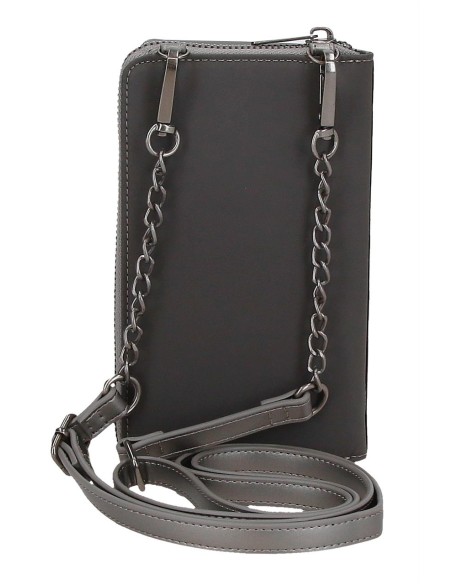 7085343 BANDOLERA PORTAMOVIL Y TARJETAS PJL RUBY ANTRACITA