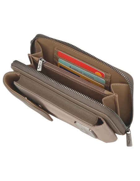 7095344 BANDOLERA PORTAMOVIL Y TARJETAS PJL CHRISTINE TAUPe