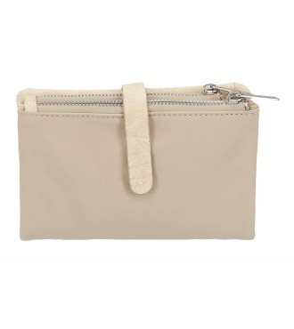 7148341 BILLETERO-MONEDERO PJL JANA BEIGE 2