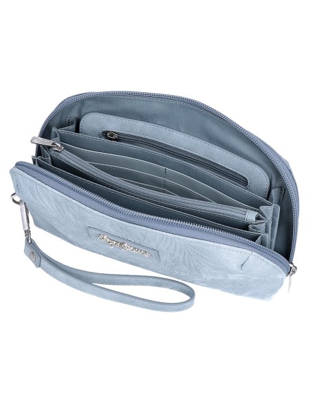7144142 CARTERA DE MANO PJL JANA AZUL CLARO 7144142 CARTERA DE MANO PJL JANA AZUL CLARO