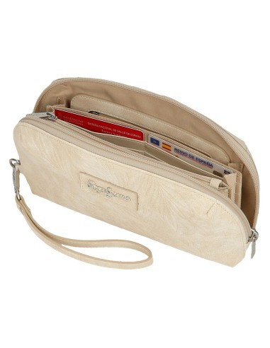 7144141 CARTERA DE MANO PJL JANA BEIGE
