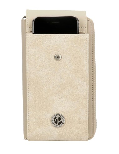 7145341 BANDOLERA PORTAMOVIL Y TARJETAS PJL JANA BEIGE
