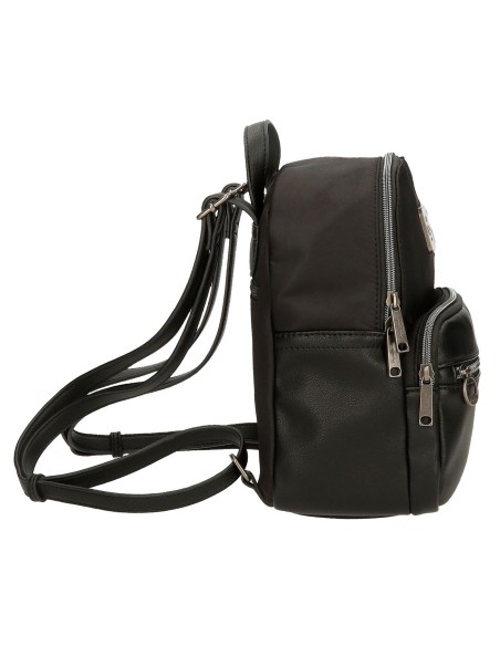 7092143 MOCHILA 25CM PJL CHRISTINE NEGRO
